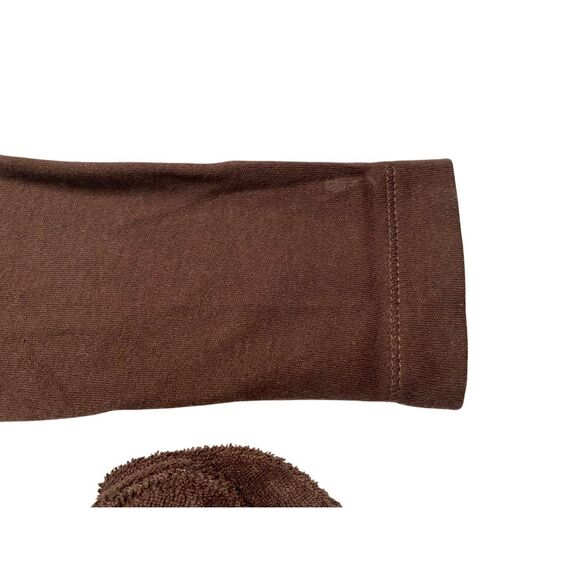 Carter's Gobble Baby One Size Thanksgiving Baby Bodysuit Brown Turkey Bib Set - Picture 4 of 10